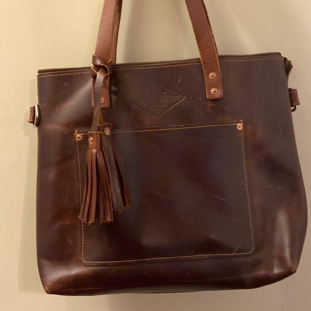 Lifetime Leather large tote bag